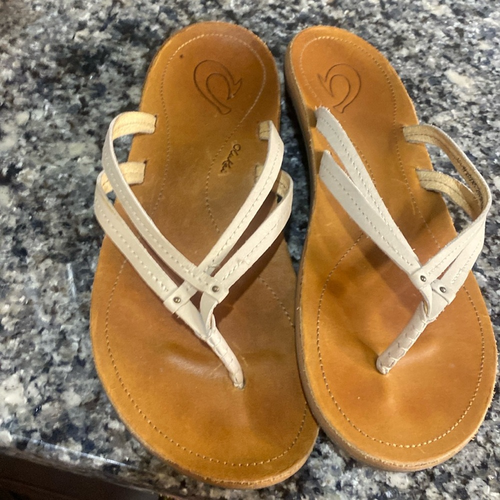 Olukai women’s leather sandals- Size i